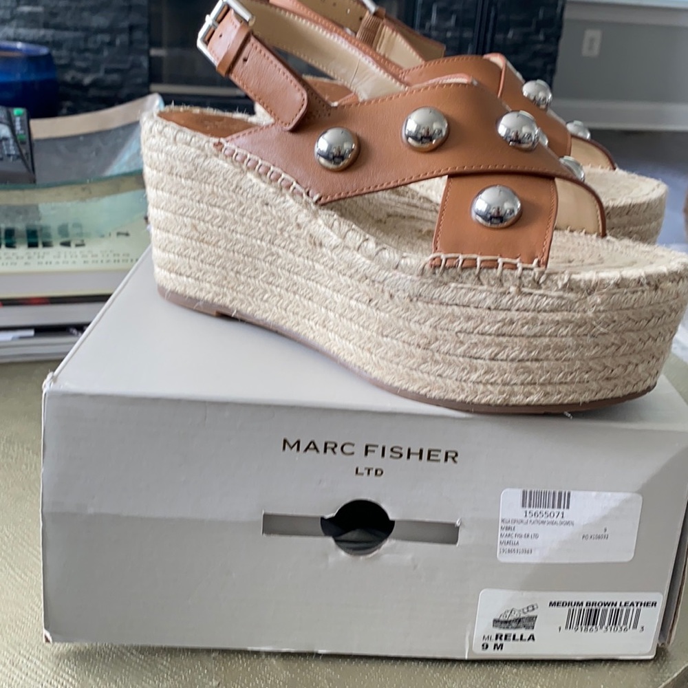 Marc Fisher Ltd Rella Espadrille Platform Sandal